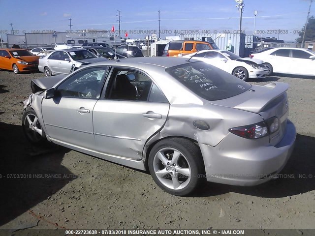 1YVHP80C485M40545 - 2008 MAZDA 6 I SILVER photo 3