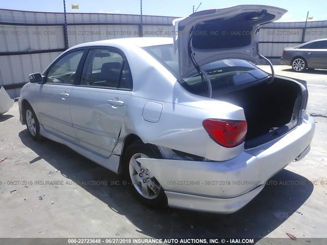 1NXBR32E38Z038279 - 2008 TOYOTA COROLLA CE/LE/S SILVER photo 3