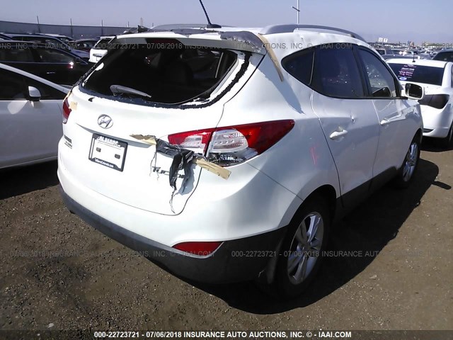 KM8JU3AC7BU155008 - 2011 HYUNDAI TUCSON GLS/LIMITED 白色 照片 4