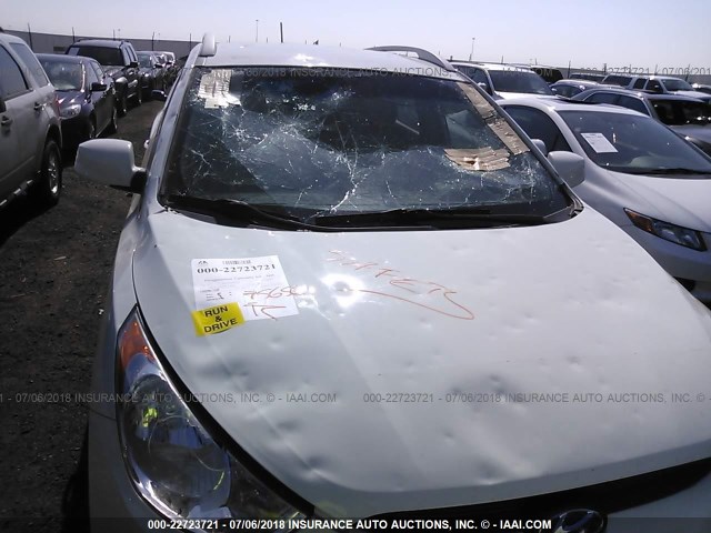 KM8JU3AC7BU155008 - 2011 HYUNDAI TUCSON GLS/LIMITED 白色 照片 6