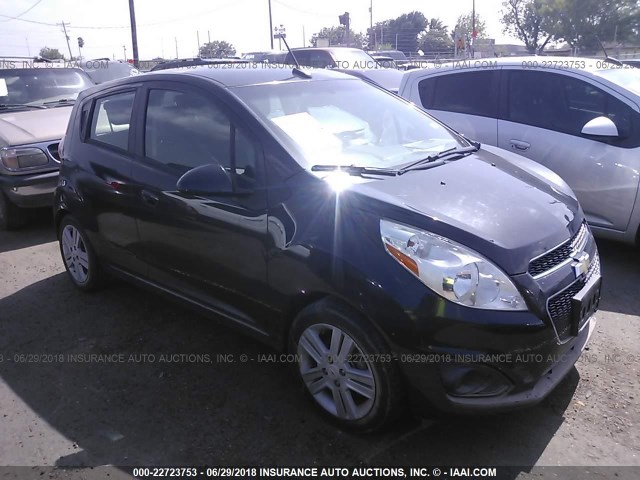 KL8CD6S99EC408043 - 2014 CHEVROLET SPARK 1LT BLACK photo 1