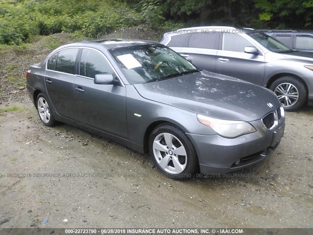 WBANF33506CS34690 - 2006 BMW 525 XI GRAY photo 1