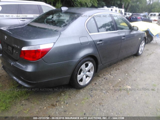 WBANF33506CS34690 - 2006 BMW 525 XI ნაცრისფერი ფოტო 4