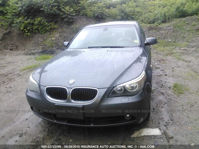 WBANF33506CS34690 - 2006 BMW 525 XI GRAY photo 6