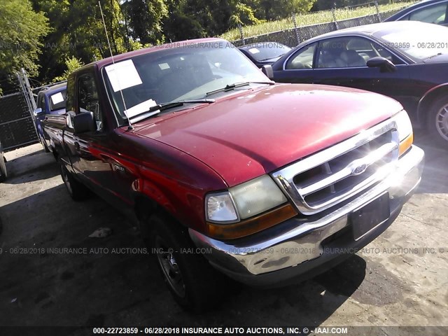1FTYR14X5XPA22115 - 1999 FORD RANGER SUPER CAB RED photo 1