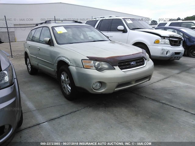 4S4BP62C257386431 - 2005 SUBARU LEGACY OUTBACK 2.5I LIMITED SILVER photo 1