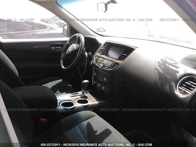 5N1AR2MN4EC710564 - 2014 NISSAN PATHFINDER S/SV/SL/PLATINUM 红色 照片 5