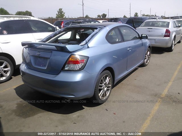 JTKDE167980256588 - 2008 TOYOTA SCION TC 浅蓝色 照片 4