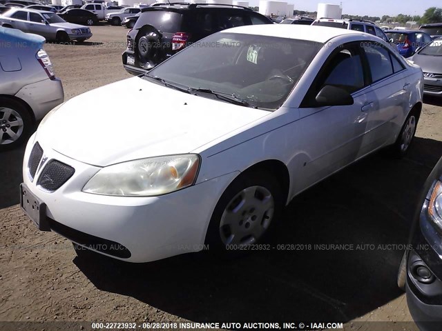 1G2ZF55B664167269 - 2006 PONTIAC G6 SE WHITE photo 2