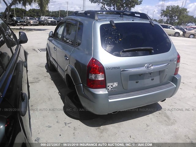 KM8JN12D67U590702 - 2007 HYUNDAI TUCSON SE/LIMITED GREEN photo 3