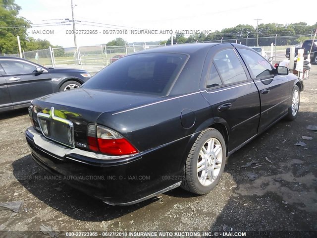 1LNHM87A43Y701954 - 2003 LINCOLN LS BLACK photo 4