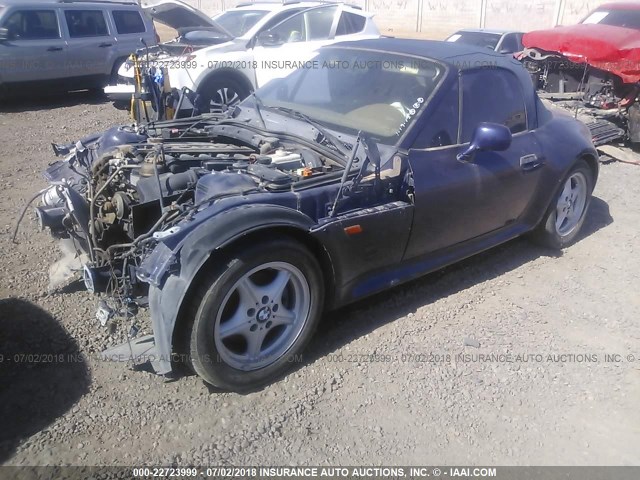 4USCH9335XLG02088 - 1999 BMW Z3 2.3 BLUE photo 2