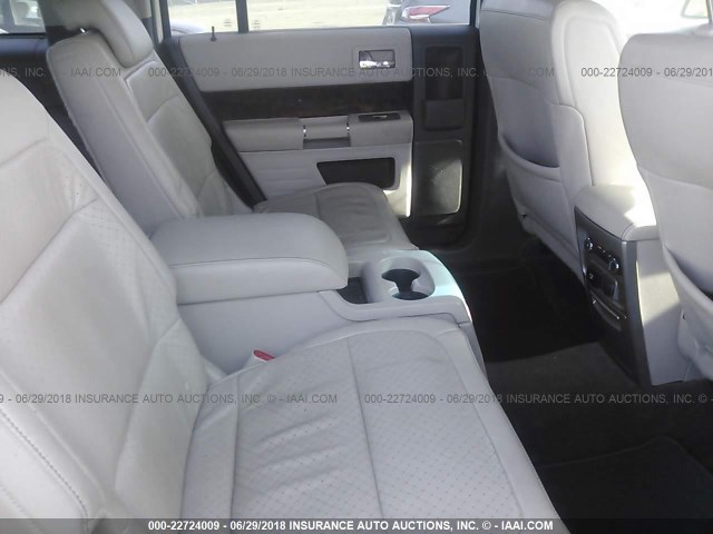 2FMHK6DT3ABA51234 - 2010 FORD FLEX LIMITED WHITE photo 8