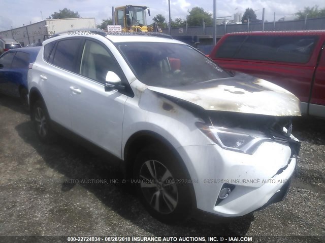 JTMRFREV8JJ732659 - 2018 TOYOTA RAV4 ADVENTURE/XLE თეთრი ფოტო 1