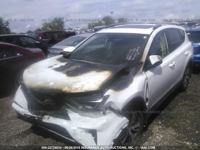 JTMRFREV8JJ732659 - 2018 TOYOTA RAV4 ADVENTURE/XLE თეთრი ფოტო 2