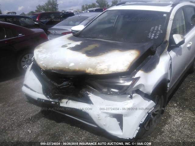 JTMRFREV8JJ732659 - 2018 TOYOTA RAV4 ADVENTURE/XLE თეთრი ფოტო 6