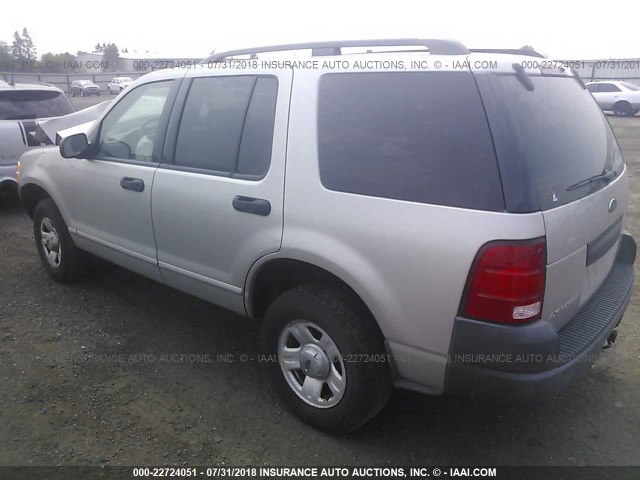 1FMZU72K23UB34732 - 2003 FORD EXPLORER XLS/XLS SPORT SILVER photo 3