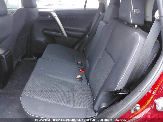 2T3RFREV4JW725094 - 2018 TOYOTA RAV4 ADVENTURE/XLE MAROON photo 8