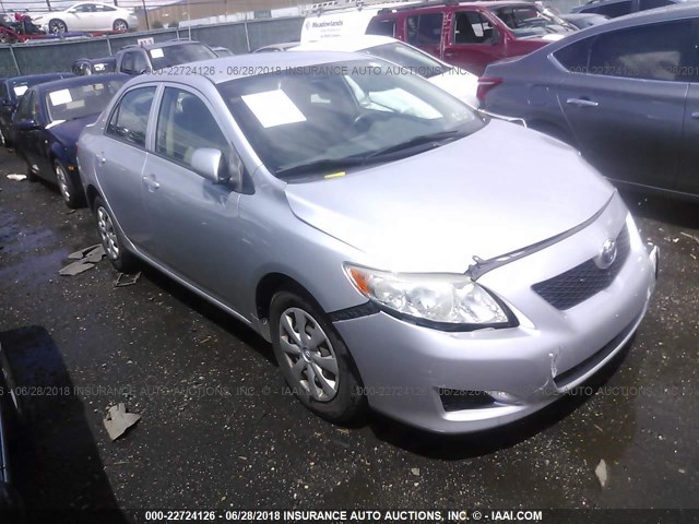 JTDBL40E999038273 - 2009 TOYOTA COROLLA LE/XLE SILVER photo 1