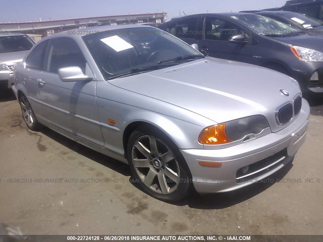 WBABN33431JW56129 - 2001 BMW 325 CI SILVER photo 1