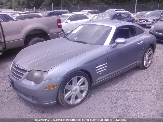 1C3AN69L35X054501 - 2005 CHRYSLER CROSSFIRE LIMITED SILVER photo 2