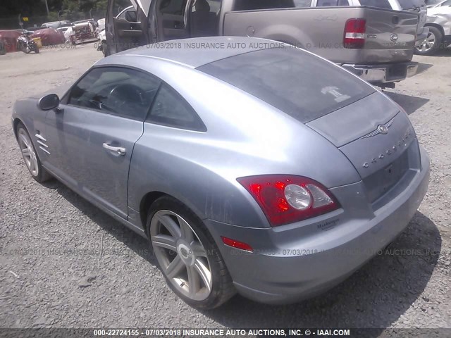 1C3AN69L35X054501 - 2005 CHRYSLER CROSSFIRE LIMITED SILVER photo 3