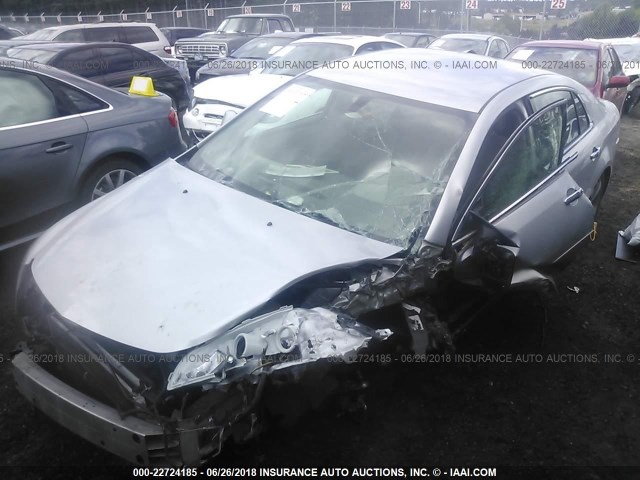 1G1ZC5EU5CF257320 - 2012 CHEVROLET MALIBU 1LT 银色 照片 2