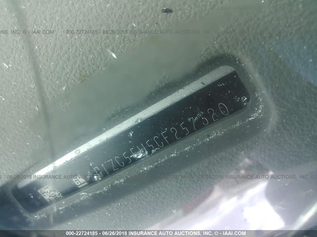 1G1ZC5EU5CF257320 - 2012 CHEVROLET MALIBU 1LT 银色 照片 9