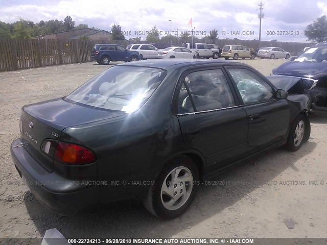 2T1BR12E3YC379462 - 2000 TOYOTA COROLLA VE/CE/LE 绿色 照片 4