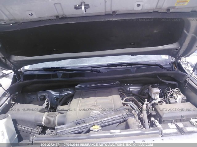 5TFGY5F18EX164146 - 2014 TOYOTA TUNDRA CREWMAX PLATINUM Silber Foto 10