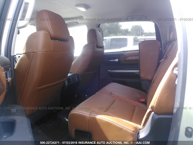 5TFGY5F18EX164146 - 2014 TOYOTA TUNDRA CREWMAX PLATINUM Silber Foto 8