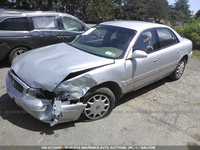 2G4WS52J6Y1138211 - 2000 BUICK CENTURY CUSTOM SILVER photo 2