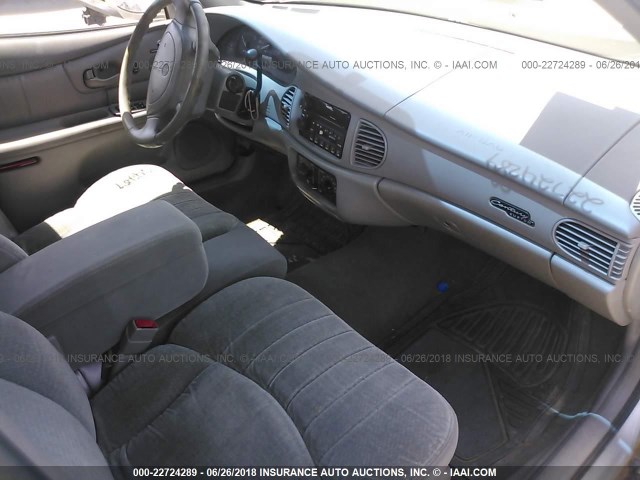 2G4WS52J6Y1138211 - 2000 BUICK CENTURY CUSTOM SILVER photo 5