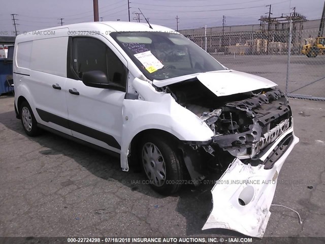 NM0LS7F76F1204824 - 2015 FORD TRANSIT CONNECT XLT WHITE photo 1