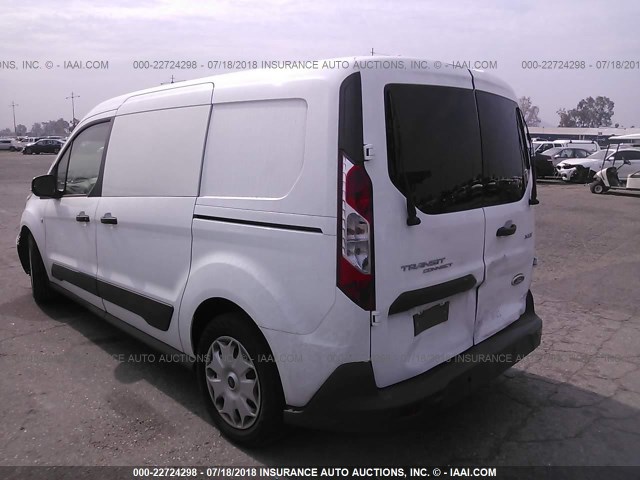 NM0LS7F76F1204824 - 2015 FORD TRANSIT CONNECT XLT WHITE photo 3