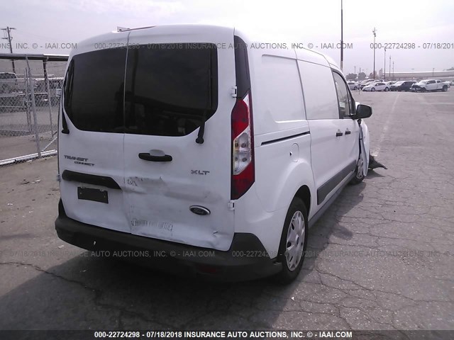 NM0LS7F76F1204824 - 2015 FORD TRANSIT CONNECT XLT WHITE photo 4