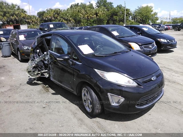 3FADP4FJ7DM207000 - 2013 FORD FIESTA TITANIUM BLACK photo 1