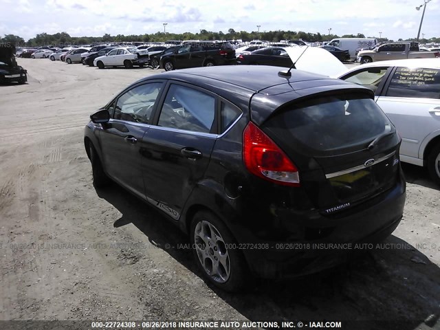 3FADP4FJ7DM207000 - 2013 FORD FIESTA TITANIUM BLACK photo 3