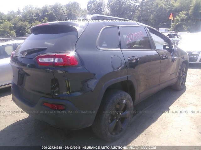 1C4PJMCB7GW213938 - 2016 JEEP CHEROKEE LATITUDE BLACK photo 4