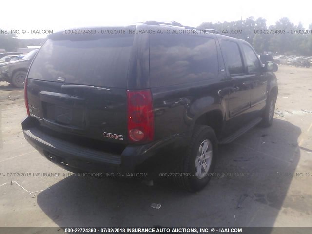 1GKFK16357R258536 - 2007 GMC YUKON XL K1500 BLACK photo 4