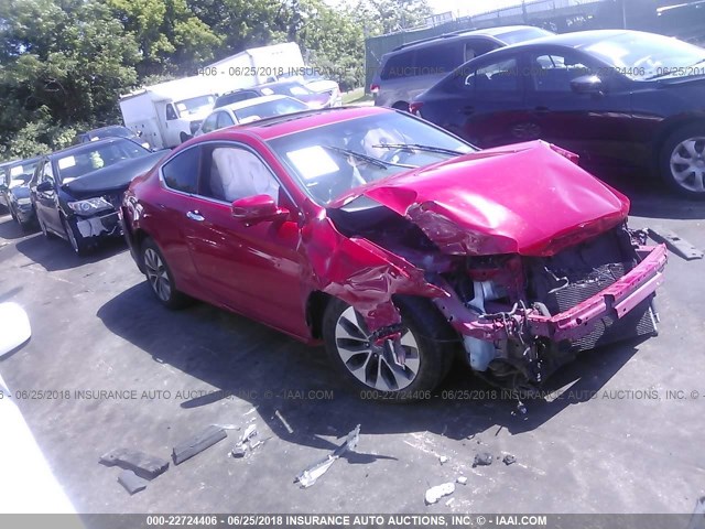 1HGCT1B87DA013939 - 2013 HONDA ACCORD EXL RED photo 1