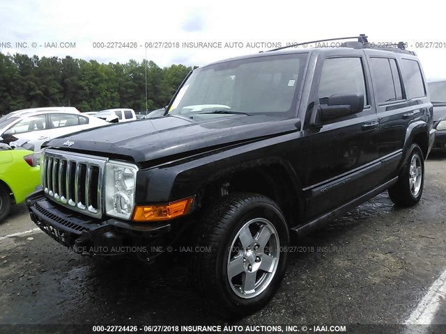 1J8HG48K69C516850 - 2009 JEEP COMMANDER SPORT შავი ფოტო 2