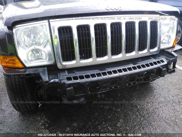 1J8HG48K69C516850 - 2009 JEEP COMMANDER SPORT შავი ფოტო 6