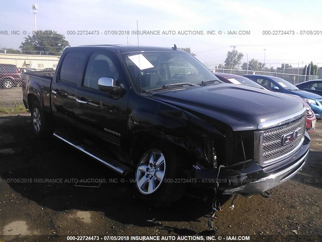 3GTP2VE76DG318010 - 2013 GMC SIERRA K1500 SLE BLACK photo 1