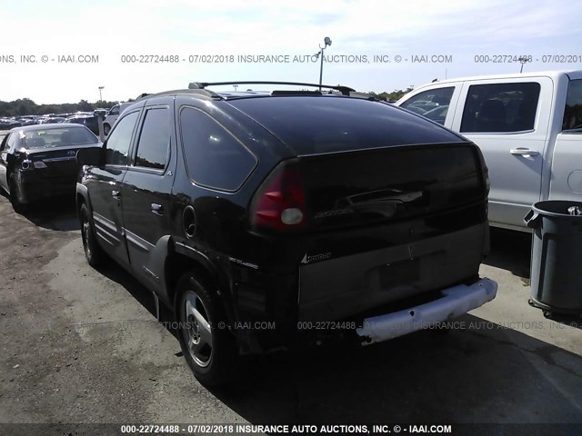 3G7DA03E11S539922 - 2001 PONTIAC AZTEK BLACK photo 6