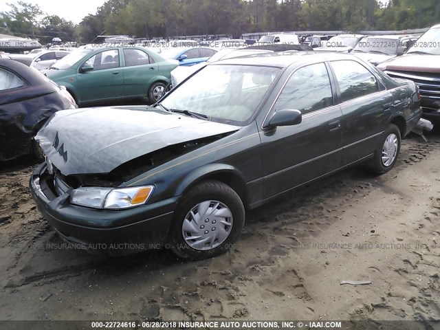 4T1BG22K2XU604985 - 1999 TOYOTA CAMRY CE/LE/XLE GREEN photo 2