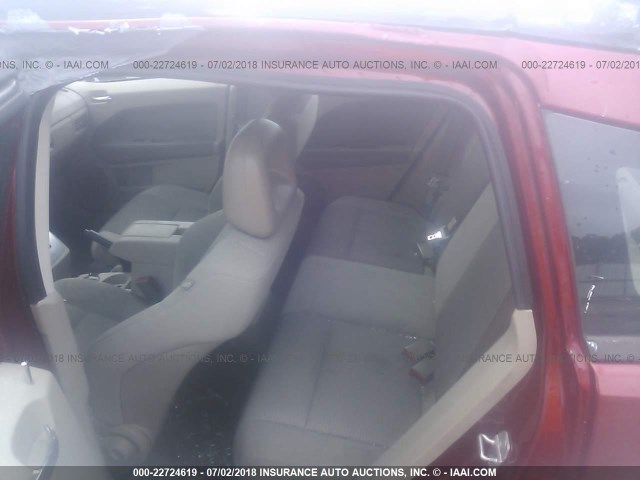 1B3HE78K77D137587 - 2007 DODGE CALIBER R/T RED photo 8