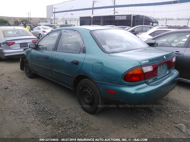 JM1BC1412V0128899 - 1997 MAZDA PROTEGE DX/LX/ES GREEN photo 3