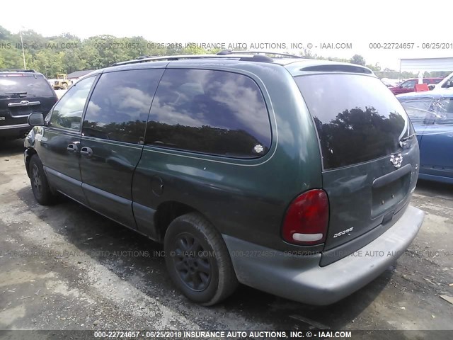 1B4GP44R8TB294439 - 1996 DODGE GRAND CARAVAN SE GREEN photo 3