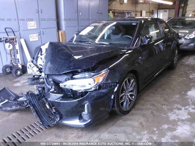 JTKJF5C72GJ021826 - 2016 TOYOTA SCION TC 黑色 照片 2